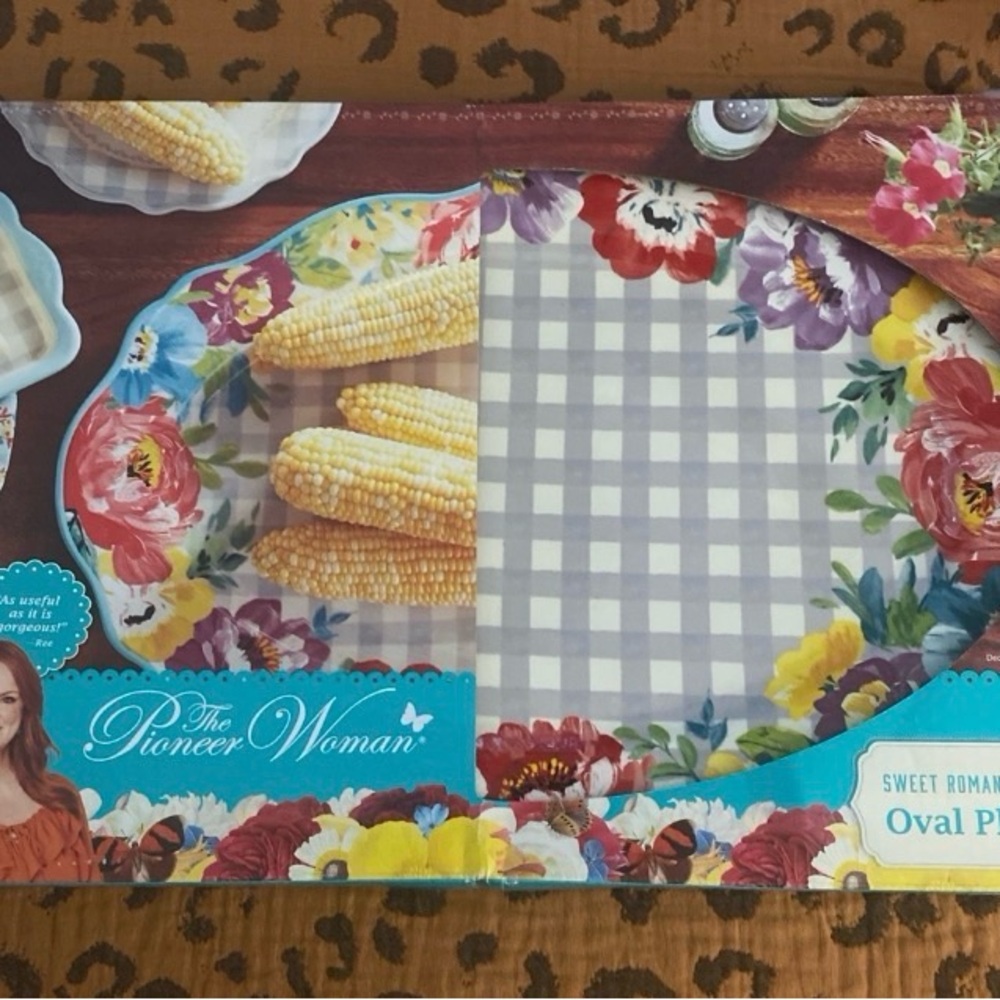 The Pioneer Woman Sweet Romance Floral Oval Platter